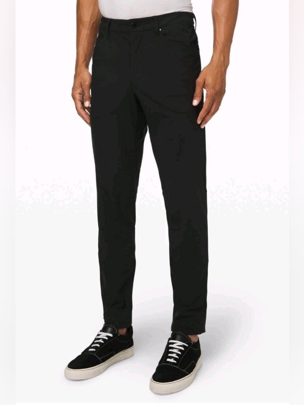 lululemon athletica Men’s Black Slim Casual Pants